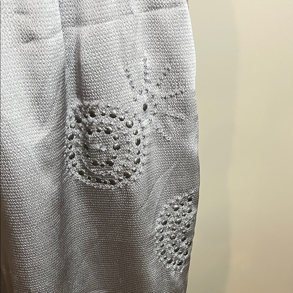 Vince Camuto Women’s Gray Pleated Mini Dress Size 8 - Picture 4 of 8